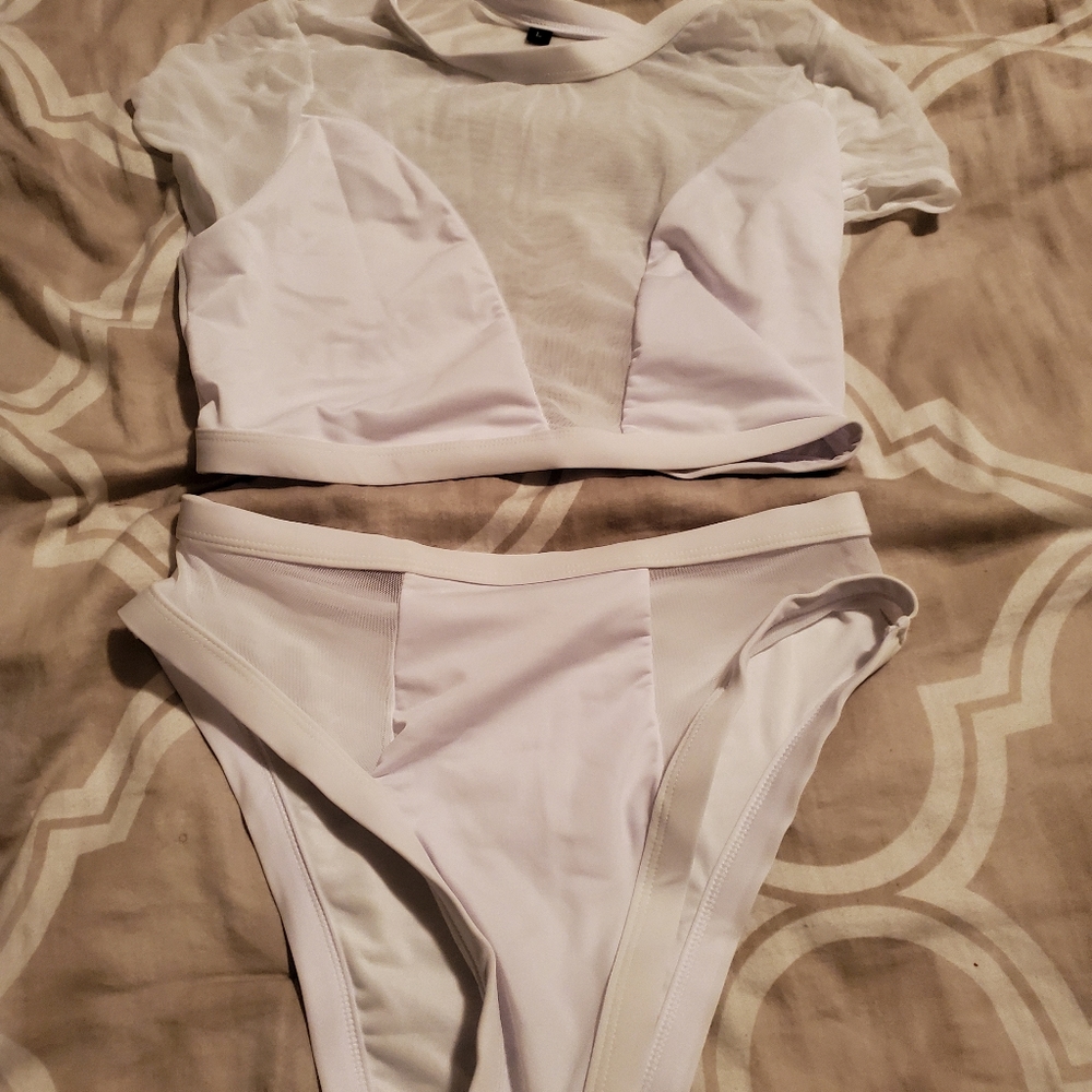 High Waist crop top bikini